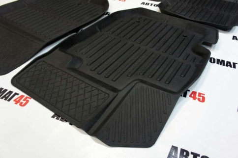 Коврики  в салон Nissan Almera c 2013г комплект 4шт    фото 2