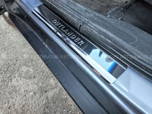LIDER  Накладки на пороги  Mitsubishi Outlander Мицубиси Аутлендер 2012-2022г 4 шт нержавейка    фото 2