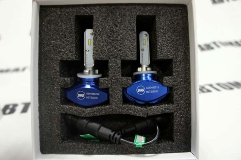 SVS S1  plus чип CSP LED 2шт H27 12В 30W 5000К 4000Lm с обманкой гарантия 5 мес    фото 4