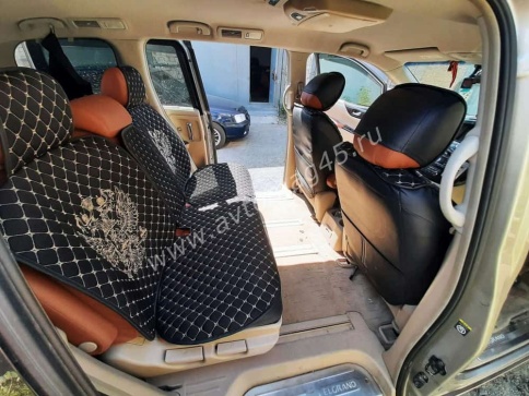 Чехлы  накидки на сиденье серия G лен черный бежевая/белая нитка комплект 5 шт фото 9