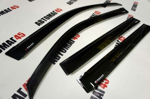 VAD  дефлекторы окон Toyota Land Cruiser Prado J150 Тойота Ленд Крузер Прадо 2009-2022г комплект 4шт фото 3