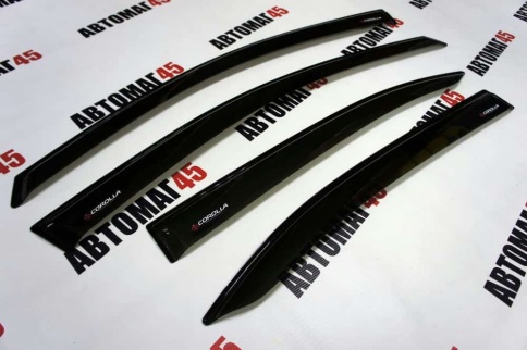 VAD  дефлекторы окон Toyota Corolla Тойота Королла 2018-2022г комплект 4шт    фото 3