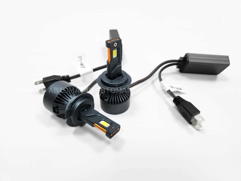 P1 лампы LED 2шт H7 12В 60W 5500K 5000Lm  с обманкой гарантия 6мес    фото 2