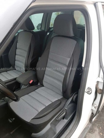 Авточехлы  Skoda Yeti Шкода Йети Skoda Roomster Румстер жаккард серый Ижевск   фото 1