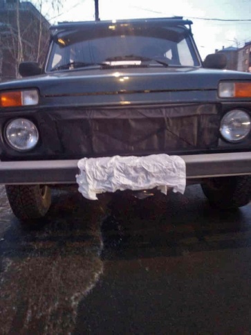 Skyway утеплитель радиатора ВАЗ 2101 Нива 4х4 960 х 250мм эко-кожа фото 2