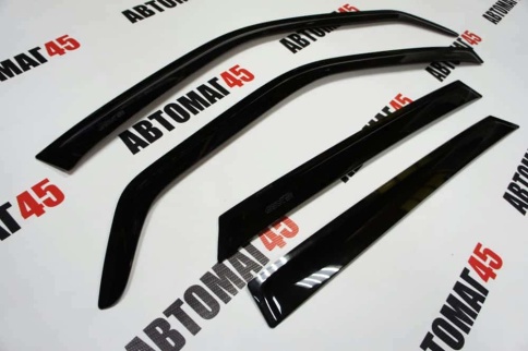ANVair  дефлекторы окон Лада Приора 2170 седан 2172 хэтчбек комплект 4шт    фото 3