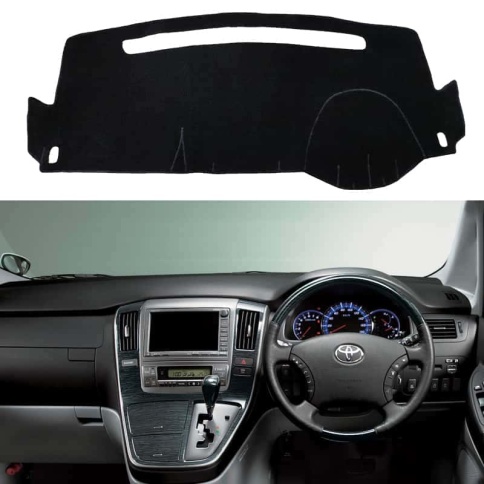 Накидка на панель Toyota Alfhard H10 Тойота Альфард 2002-2008г правый руль карпет  фото 1