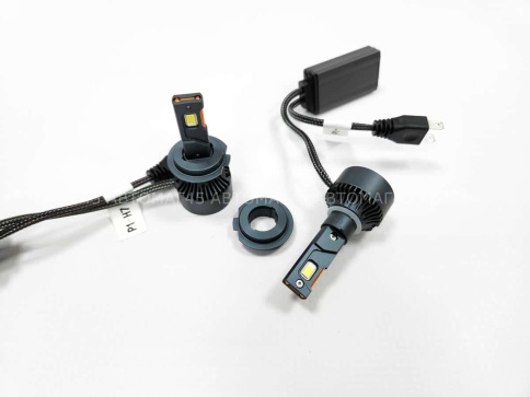 P1 лампы LED 2шт H7 12В 60W 5500K 5000Lm  с обманкой гарантия 6мес    фото 3