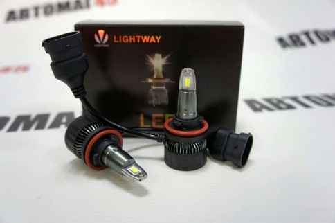 LTway  V3 светодиодные лампы LED 2шт H11 12В 30W 6000K 3900Lm с обманкой гарантия 5мес   фото 1
