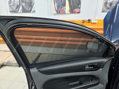 BRENZO  каркасные шторки на магнитах Ford Focus 2 Форд Фокус 2 передние премиум 2шт 15% фото 7