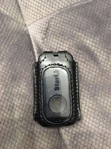 Чехол для метки иммобилайзера автосигнализации STARLINE S96 черная кожа фото 7
