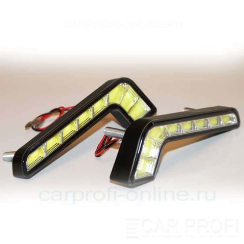 Carprofi Дневные ходовые 6 диодов L образные 10-15V 2шт гарантия 3 мес    фото 2