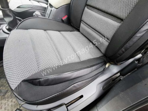 Авточехлы  Renault Megane 2 Рено Меган 2 2002-2009г 2/3 жаккард черно-серый Ижевск   фото 4