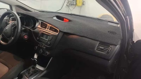 Накидка на панель Kia Ceed Киа Сид кузов JD 2012-2018г карпет  фото 1