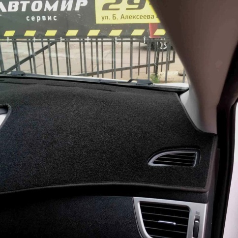 Накидка на панель Hyundai Elantra Хендай Элантра 2010-2016г кузов MD карпет  фото 4