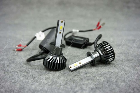D3 LED 2шт H1 12В 28W 6000K 2800Lm с обманкой гарантия 6мес    фото 5