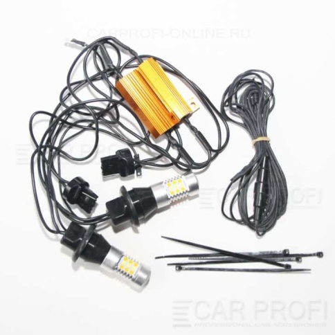 Carprofi  Лампа  светодиодная T20 W21W Дхо и поворотник 31 SMD гарантия 3 месяца CP-3030 new     фото 4
