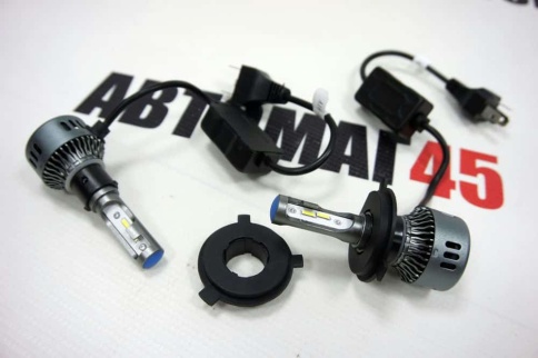 A16 чип CSP LED 2шт H4 12В 25W 5500К 2500Lm гарантия 5мес    фото 4