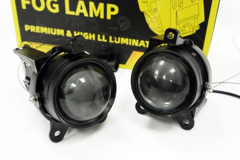 Ruzoom S12 Фары п/туманные 1 линза ближний/дальний Lada Priora Газель LED 64W 7500LM 2шт гар 6мес фото 3