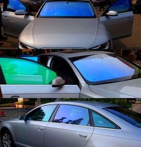 Хамелеон  тонировочная пленка 83% 1,5м х 1,5м    фото 1