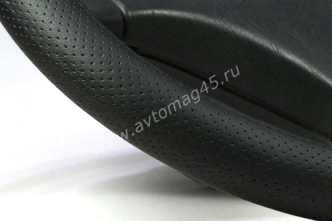 IGG  701 оплетка руля экокожа  перфорация черный    фото 2