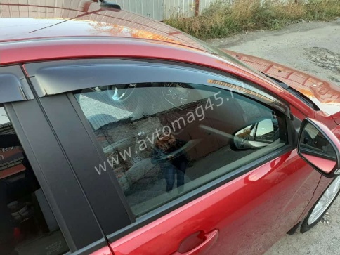 ANVair  дефлекторы окон Лада Vesta Веста седан комплект 4шт    фото 8