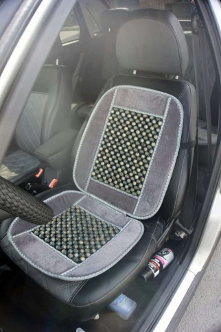 Autоvirazh  накидка на сиденье шариковый массажер серая    фото 1