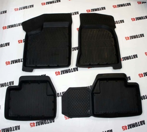 Коврики  в салон ВАЗ 2110 2111 2112 Лада Приора комплект 4шт    фото 5