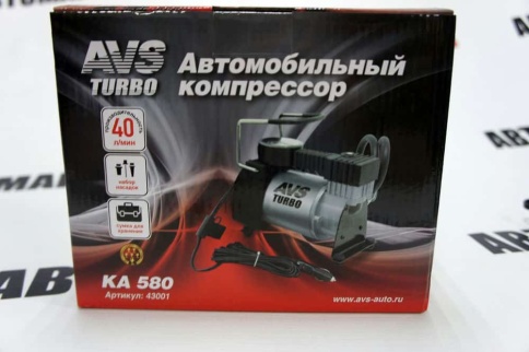 AVS КА 580  компрессор 40л мин 150Вт 10Атм сумка насадки гарантия 1год    фото 5