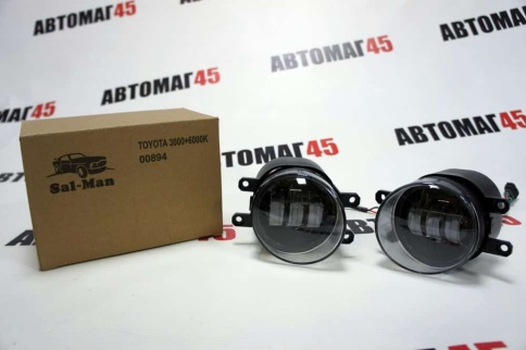 SALMAN  2 реж. 3000 6000K Фары п/туманные Toyota Lexus LED 50W 4800LM 2шт гарантия 6 мес фото 2