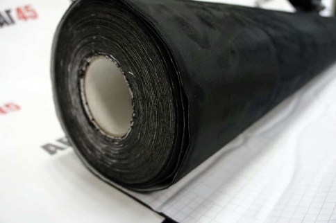 Алькантара  самоклеющаяся на поролоне черная 1м х 1,5м    фото 4