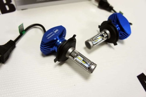 SVS S1  plus чип CSP LED 2шт H4 12В 30W 5000К 4000Lm с обманкой гарантия 5 мес    фото 2