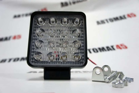 Allroad  фара светодиодная 6000К 1400Lm 10-30V  16 диодов 48Вт дальний свет 1шт гарантия1 мес  фото 4