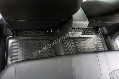Airline Коврики в салон полимерные LADA Vesta LADA Vesta Веста SW Сross ворс с подпятником 4шт фото 5
