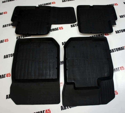 Коврики в салон Renault Logan 04-14г 1 покол-е Renault Sandero/Stepway до 15г Lada Largus компл 4шт фото 1